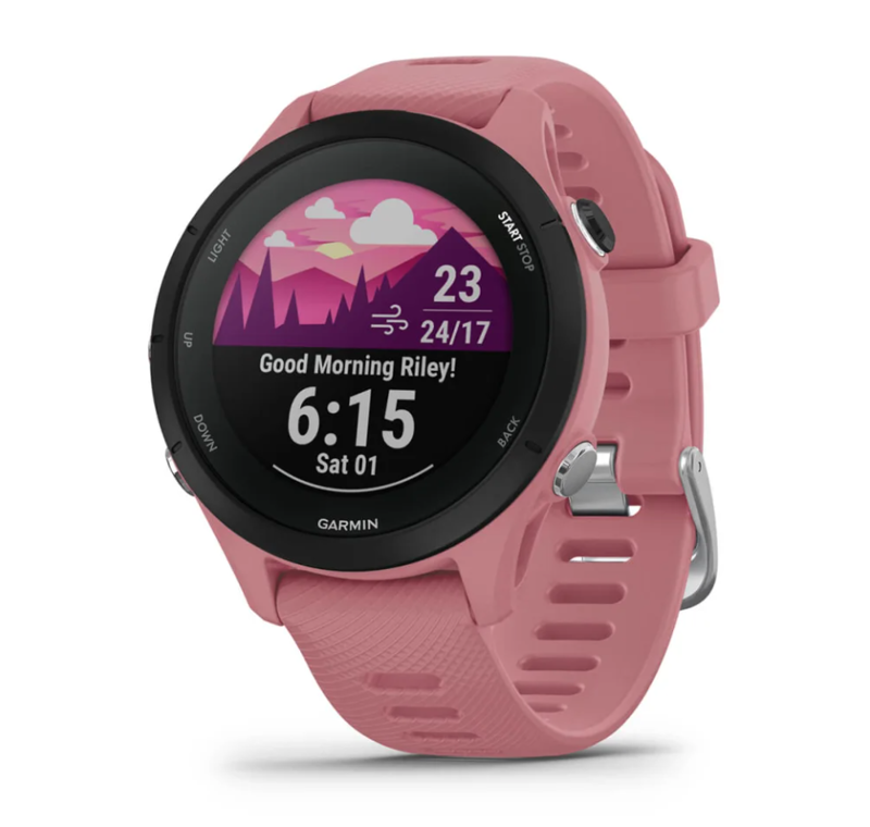 Garmin Forerunner 255S GPS Watch in Light Pink-2